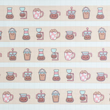 Load image into Gallery viewer, Coffee Cats Washi Tape | Robot Dance Battle (CA)