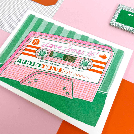 A5 Mixtape Risograph Print | Jacqueline Colley (UK)