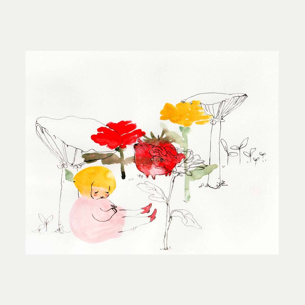 Dreaming Lemon Baby Art Print | Rebekah Evans (NC)