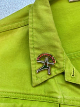 Load image into Gallery viewer, Overwhelmed Enamel Pin | The Peach Fuzz (CA)