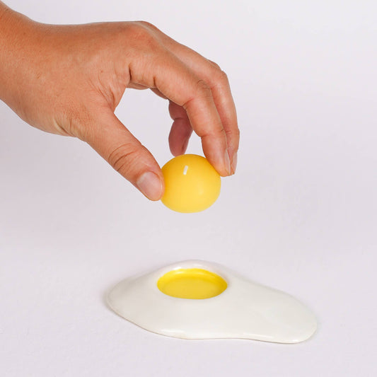 Extra Yolk Beeswax Tea Light Refill for Ceramic Egg Tea Light Candle Holders | Collin Garrity (MO)