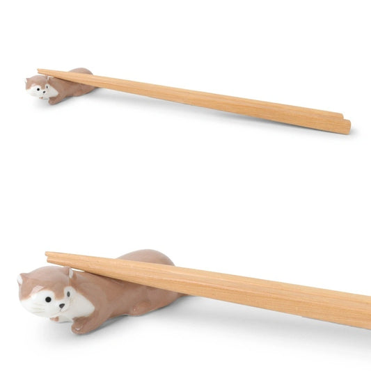 Ceramic Otter Chopstick Rest (Japan)