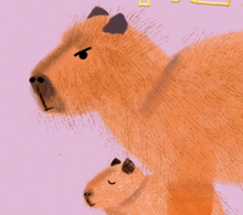 Load image into Gallery viewer, CAPYBARA BABY - Baby Card | Carolyn Suzuki (CA)