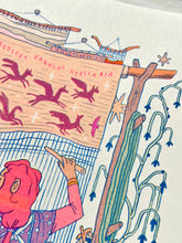 Load image into Gallery viewer, The Weaver: Builder of Star Stories Risograph Print | Natalie Andrewson (CA)