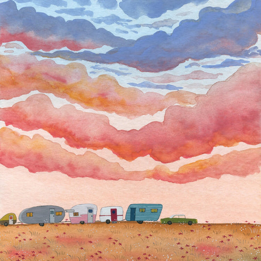 We Go Together Pocket Art Print | Heather Sundquist Hall (TX)