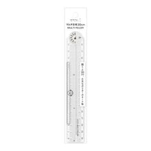 Load image into Gallery viewer, 30 cm Multi Ruler | Midori (Japan)