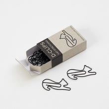 Load image into Gallery viewer, Stretching Cat D-Clips Mini Box | Midori (Japan)