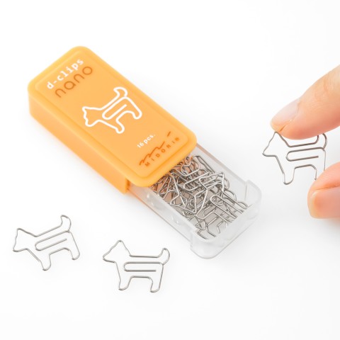 Nano D-Clips Mini Box| Dog | Midori (Japan)