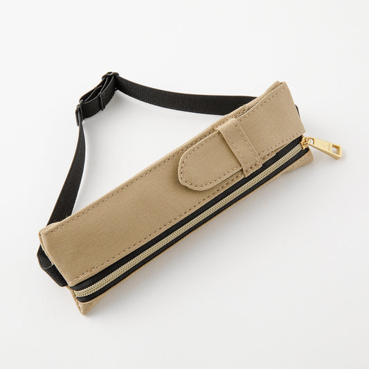 Book Band Pen Case | Beige | Midori (Japan)