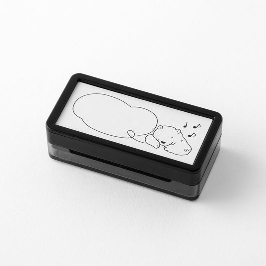 Mini Paintable Bear Stamp | Midori (Japan)