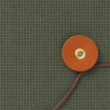 Load image into Gallery viewer, String Tie Grid Notebook | Olive | Kleid (Japan)