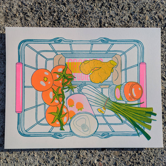 Tomato Egg Risograph Print | Christina Hu (CA)