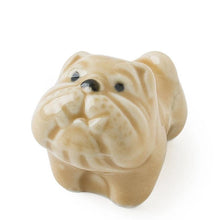 Load image into Gallery viewer, Ceramic Bulldog Chopstick Rest | Brown (Japan)