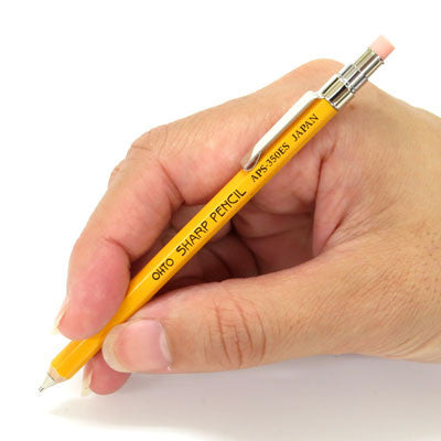 Mini Wooden Mechanical Pencil | Yellow | Ohto (Japan)