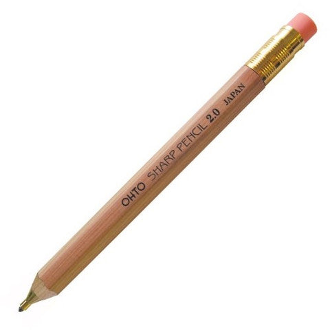 Wooden Mechanical Pencil 2.0 mm | OHTO (Japan)