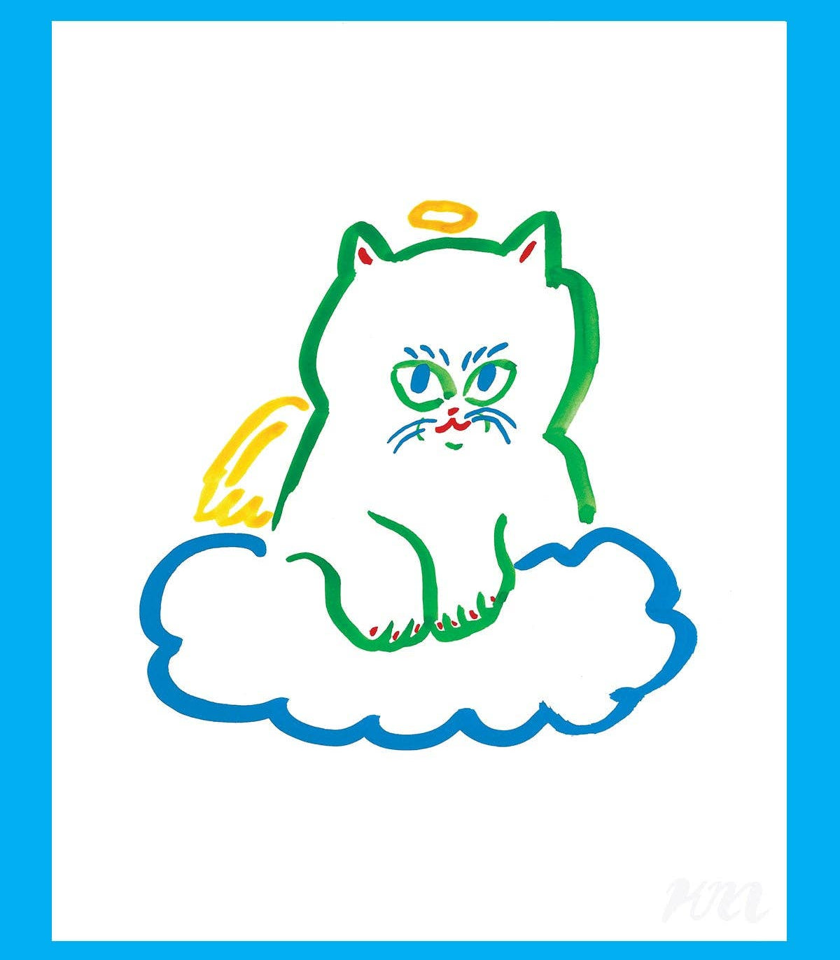 Angel Cat Art Print | Kristi Micotti (CA)