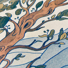 Load image into Gallery viewer, Mountain Magic Riso Print | Natalie Andrewson (CA)