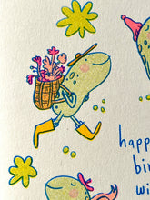 Load image into Gallery viewer, Wild Soul Risograph Birthday Card | Natalie Andrewson (CA)