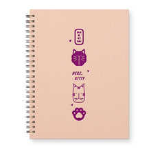 Load image into Gallery viewer, Meow Cat Letterpressed : Lined Notebook | Ruff House Print House (KS)