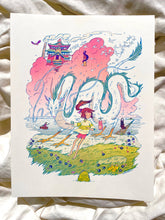 Load image into Gallery viewer, The Bathhouse Spirits Risogrpah Print | Natalie Andrewson (CA)