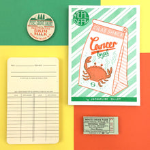 Load image into Gallery viewer, Cancer Zodiac A6 Risograph Print | Jacqueline Colley (UK)