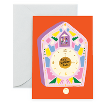 Load image into Gallery viewer, Cuckoo Clock Birthday Card | Carolyn Suzuki (CA)