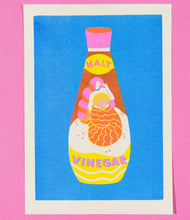 Load image into Gallery viewer, Vinegar Risograph Print | Naomi Wilkinson (UK)