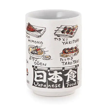 Load image into Gallery viewer, Japanese Food Ceramic Yunomi Tea Cup (Japan)