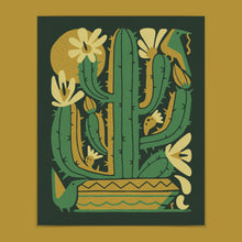 Load image into Gallery viewer, Saguaro Bloom Screenprint | Limited Edition | DKNG Studios (CA)