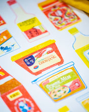 Load image into Gallery viewer, Asian Pantry Risograph Print | Christina Hu (CA)