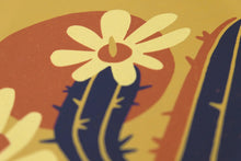 Load image into Gallery viewer, Saguaro Bloom Screenprint | 11" x 14" Edition | DKNG Studios (CA)