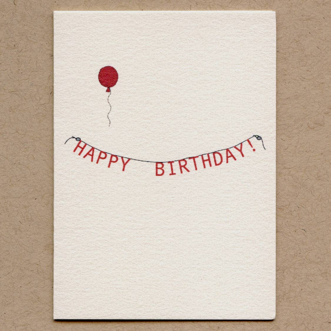 Happy Birthday Banner Mini Card | Beth Mueller (VT)
