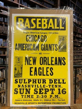 Load image into Gallery viewer, Chicago Vs. New Orleans | Hatch Show Print (TN)