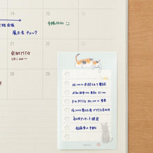 Load image into Gallery viewer, Cats To Do Sticky Notes | Midori (Japan)