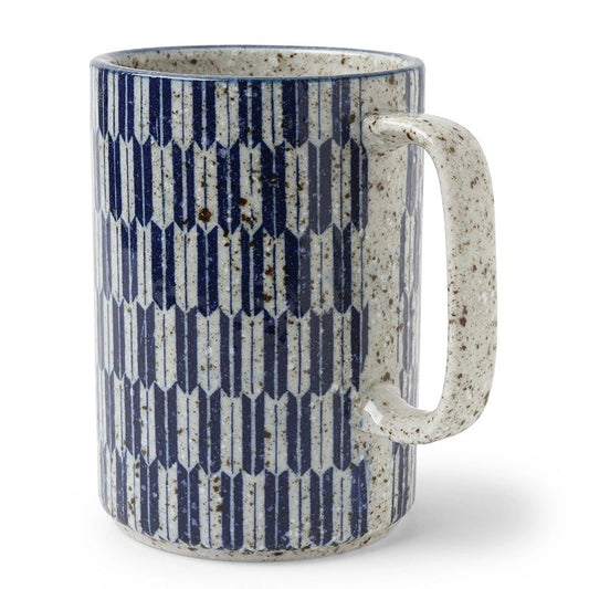 Blue Yagasuri Mug