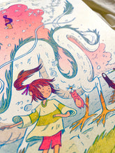 Load image into Gallery viewer, The Bathhouse Spirits Risogrpah Print | Natalie Andrewson (CA)