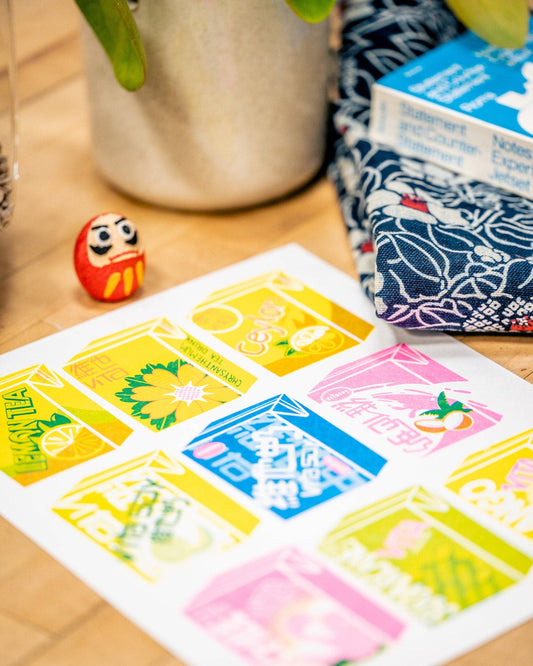 Vita Tea Drink Risograph Print | Christina Hu (CA)