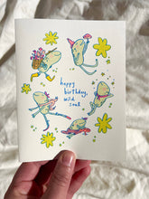 Load image into Gallery viewer, Wild Soul Risograph Birthday Card | Natalie Andrewson (CA)