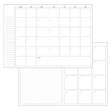 Load image into Gallery viewer, Weekly Day Free Log Diary | Gray | Mark's Inc (Japan)