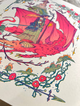 Load image into Gallery viewer, Dragon Witch Risograph Print | Natalie Andrewson (CA)