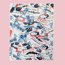 Load image into Gallery viewer, White Rabbit Candy Risograph Print | Christina Hu (CA)