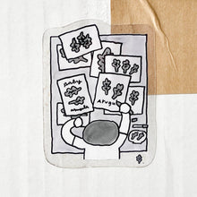 Load image into Gallery viewer, Drawing Baby Arugula Sticker | Oitama (CA)