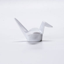 Load image into Gallery viewer, Origami Crane Resin Chopstick Rest – White