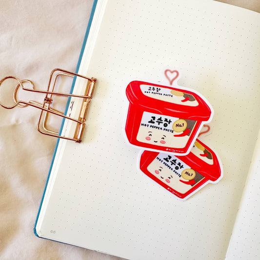 Gochujang Waterproof Vinyl Sticker | Milky & Co. Studio (AZ)