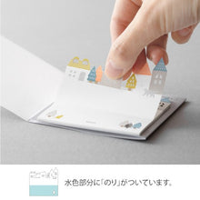 Load image into Gallery viewer, Town Die-cut Sticky Notes | Midori (Japan)