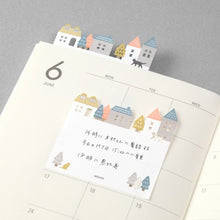 Load image into Gallery viewer, Town Die-cut Sticky Notes | Midori (Japan)