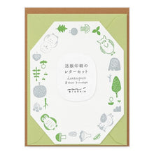 Load image into Gallery viewer, Letterpress Letter Set | Midori (Japan)