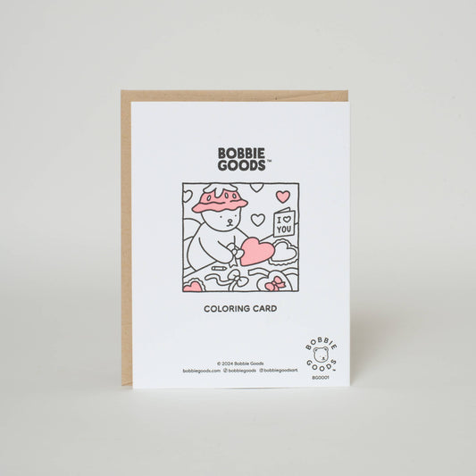 Let's Cuddle Coloring Greeting Card | Bobbie Goods (CA)