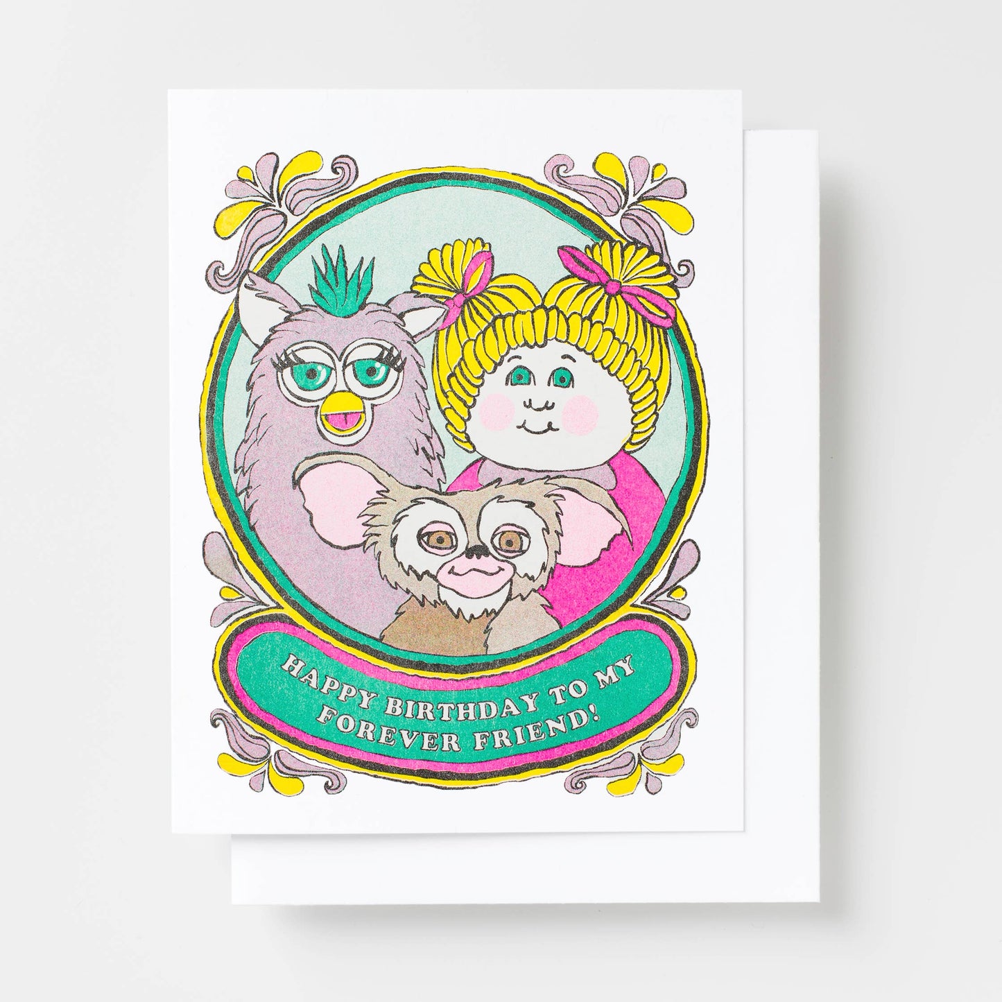 Happy Bday Forever Friend Card | Yellow Owl Workshop (CA)