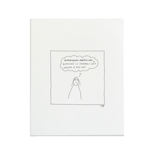 Load image into Gallery viewer, BAD DAY Letterpress Print | Liana Finck (NY)